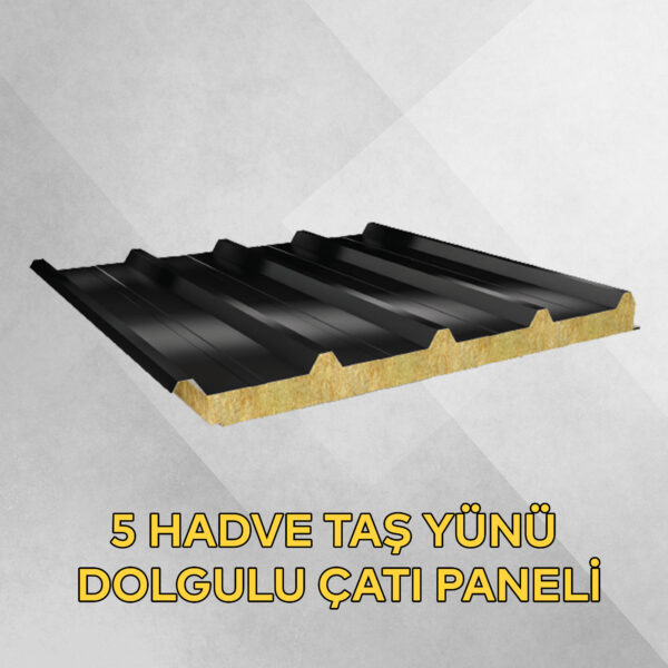 Taşyünü Dolgulu - Sandviç Çatı Paneli